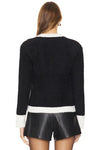 L'Agence Georgia Contrast Cardigan Blazer