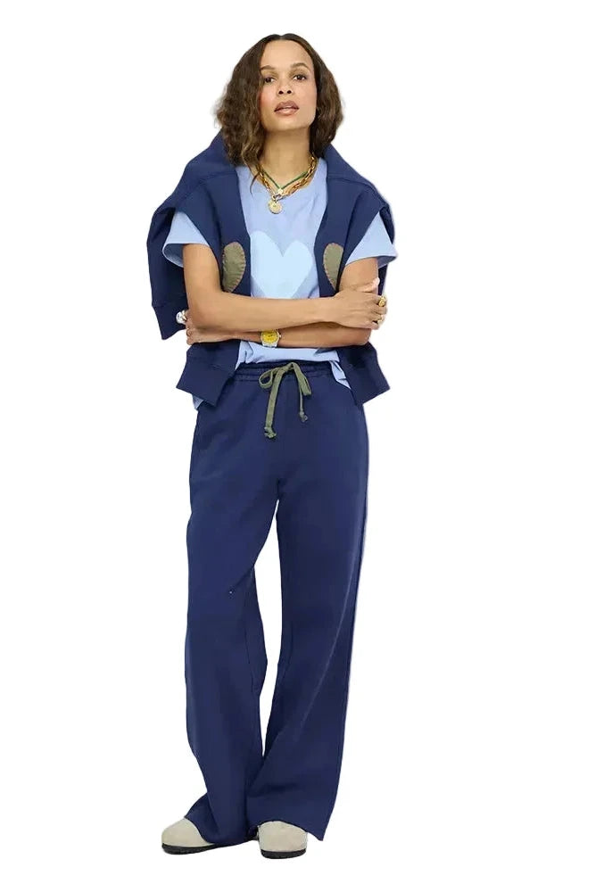 Kerri Rosenthal Weekend Barb Sweatpant Indigo Blue