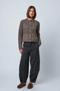 Line Women's Mabel Cardigan - Barn Owl