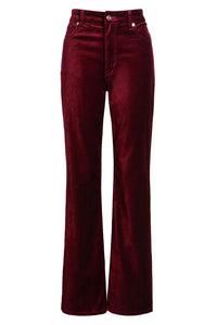 Frame The Velvet Reboot Jeans - Deep Garnet