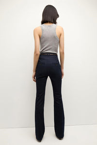 Veronica Beard Gracie Belted Denim Pant