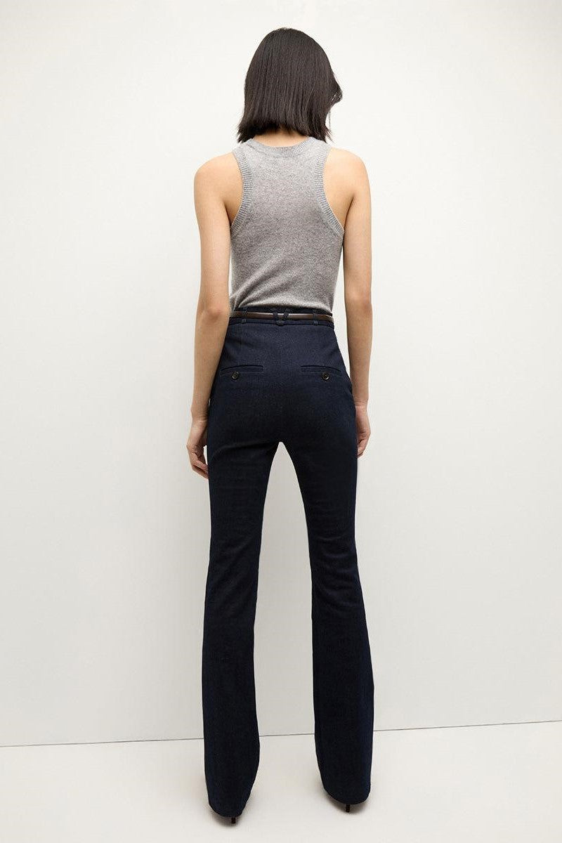 Veronica Beard Gracie Belted Denim Pant
