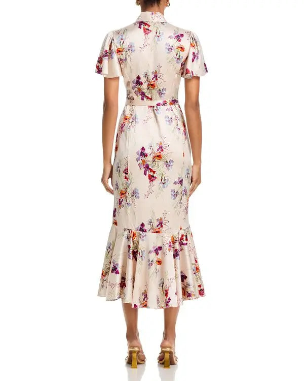 Cinq a Sept Robe Willow Iris Bouquet