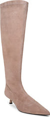 L'Agence Emilie Suede Kitten Heel Boot