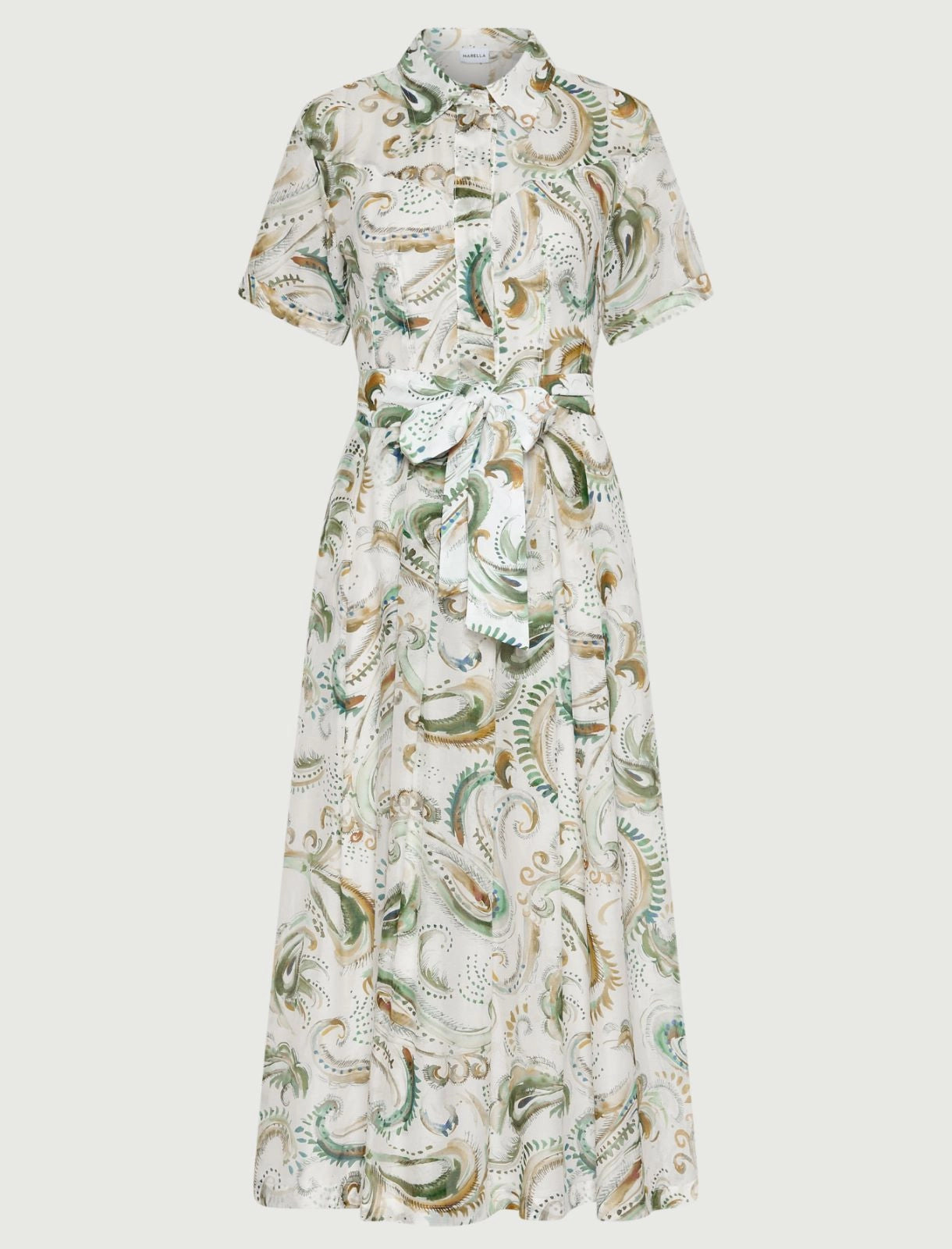 Marella Cotton And Silk Voile Dress Optical White
