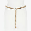Brave Doone Chain Belt Metallic Gold Belt