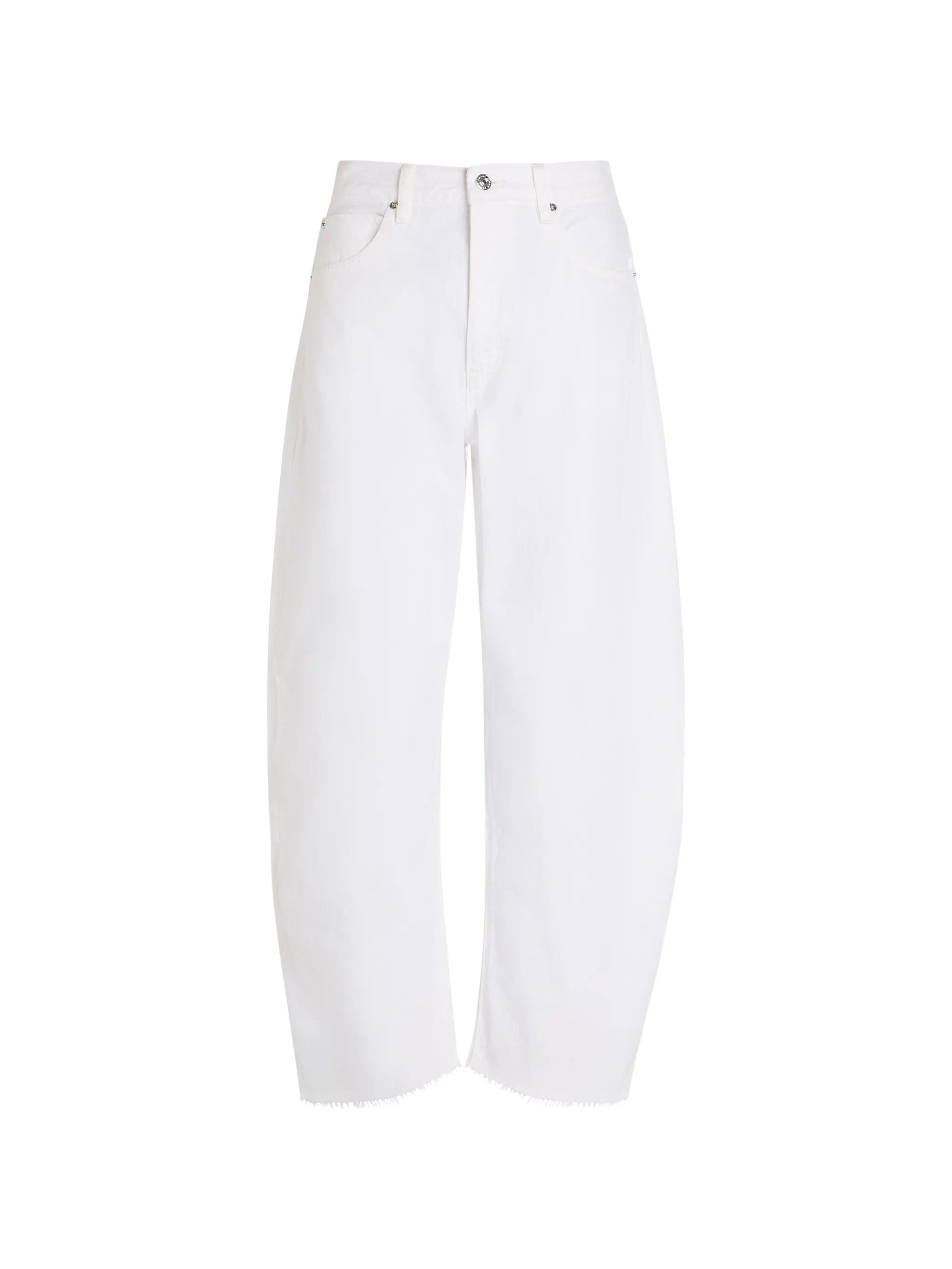 Frame The Bubble Crop Blanc New Fray