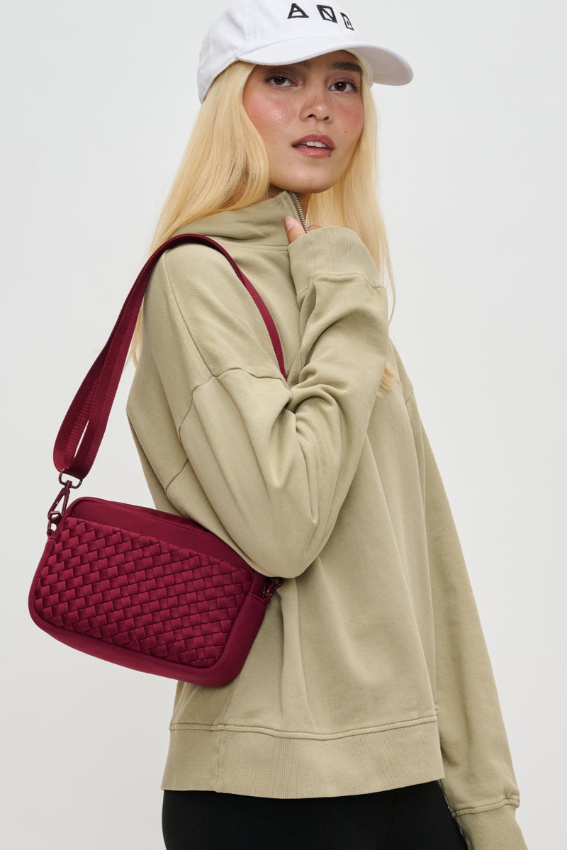 Sol+ Selene Woven Neoprene Crossbody Bag