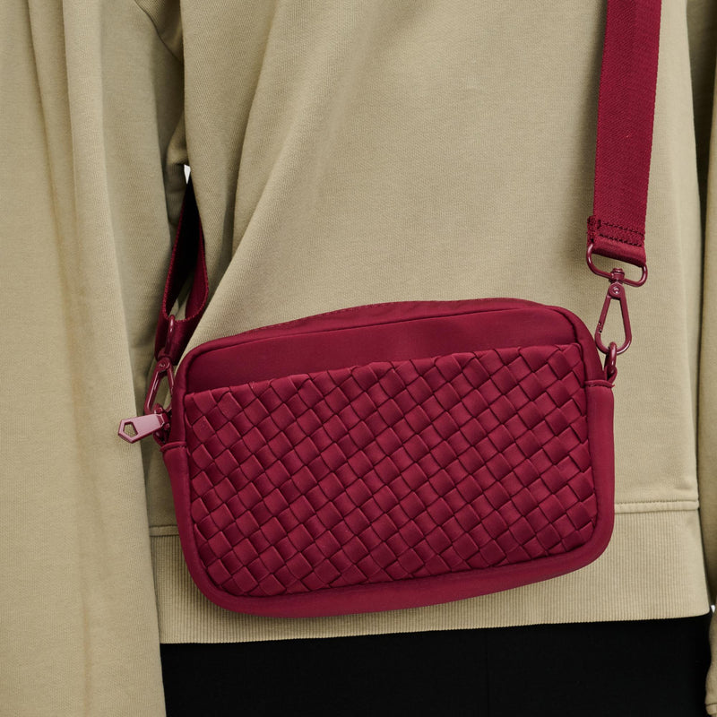 Sol+ Selene Woven Neoprene Crossbody Bag