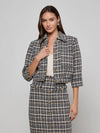 L'Agence Jia Tweed Jacket