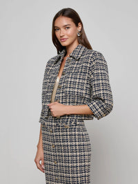 L'Agence Jia Tweed Jacket