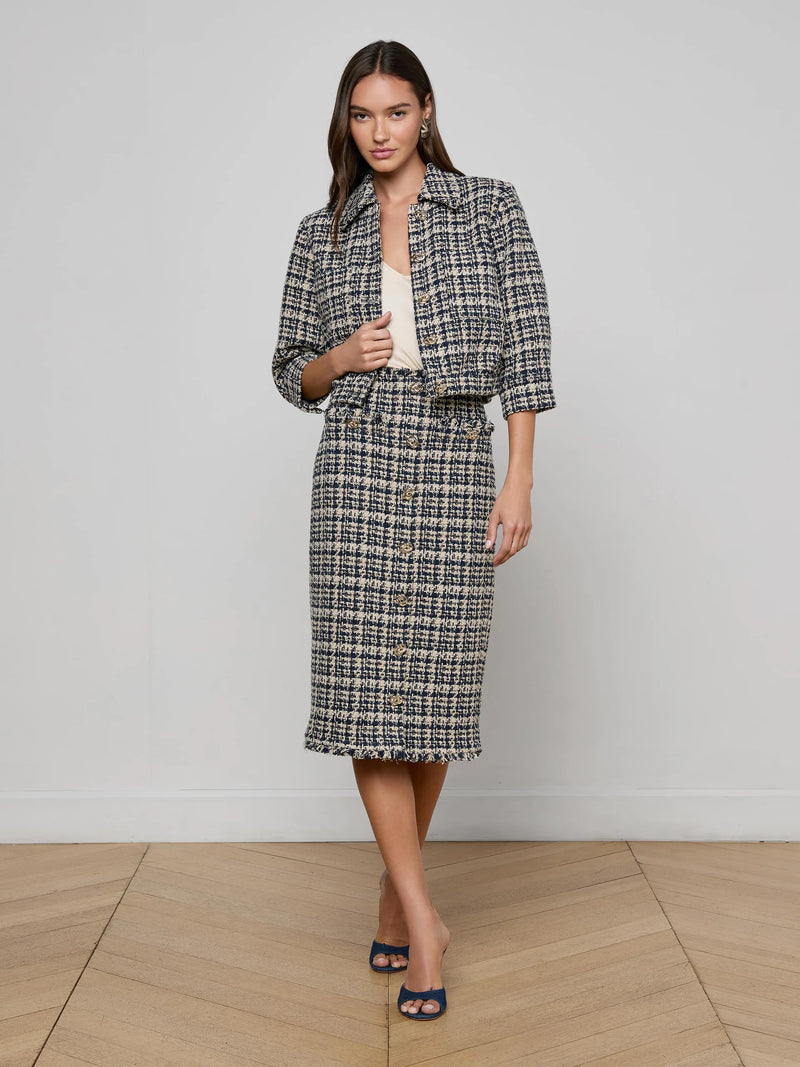 L'Agence Jia Tweed Jacket