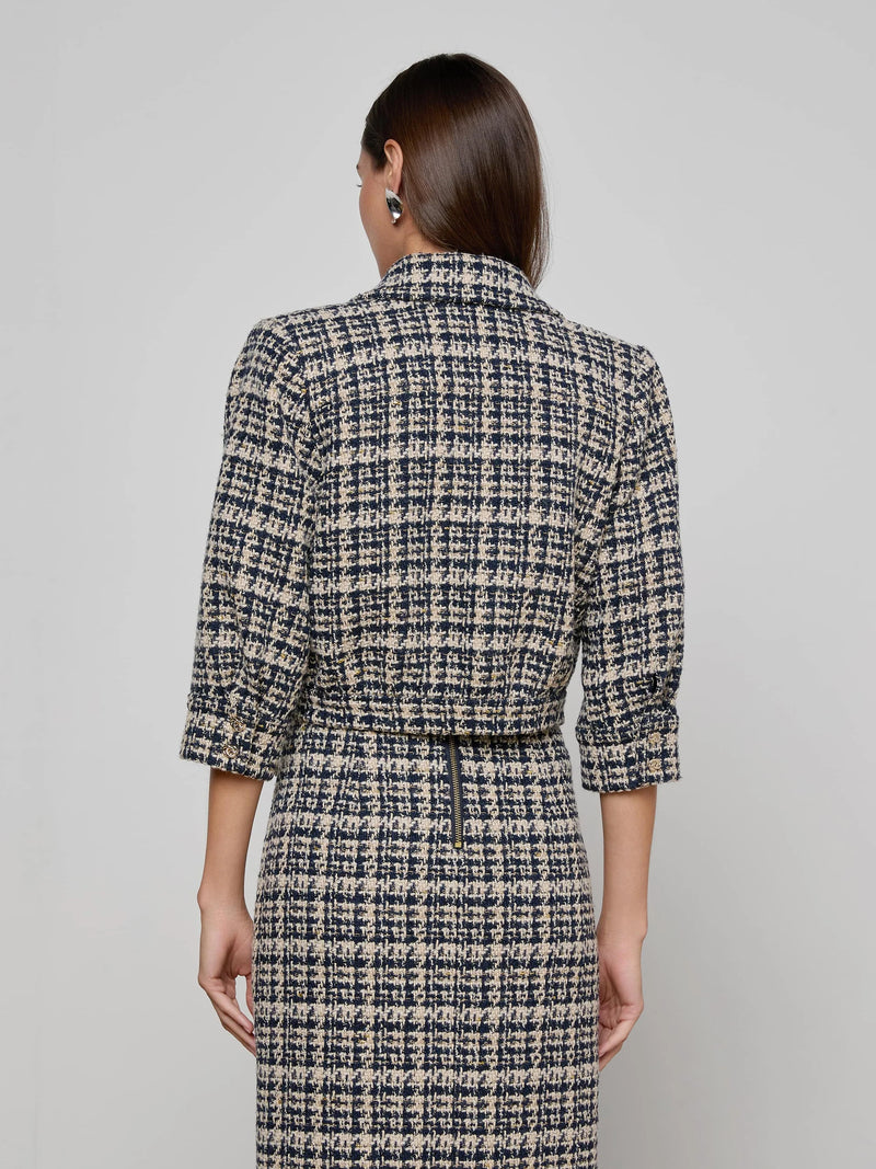 L'Agence Jia Tweed Jacket
