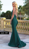Jessica Angel Spaghetti Crossover Front Gown
