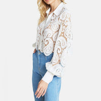 L'Agence Odelia Lace Blouse
