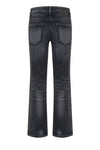 Cambio Francesca Kick Flared Black Jeans