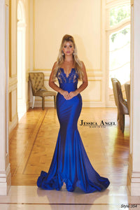 Jessica Angel Lace Sweetheart Neckline Gown