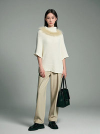 Tonet Wool Blend Cape