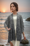 Missoni Striped Knit Poncho