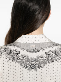 Twinset Blouse en satin jacquard