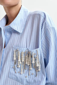Essentiel Antwerp Jommeke One String Shirt Combo Off White