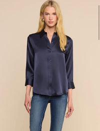 Blouse à manches 3/4 Dani L'Agence Bleu nuit