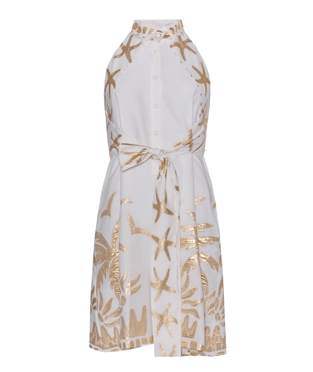 Robe Lace The Label Selvaya Paume dorée