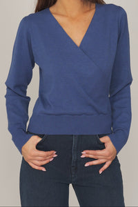 Twinset Long Sleeve Knit Blu Indigo