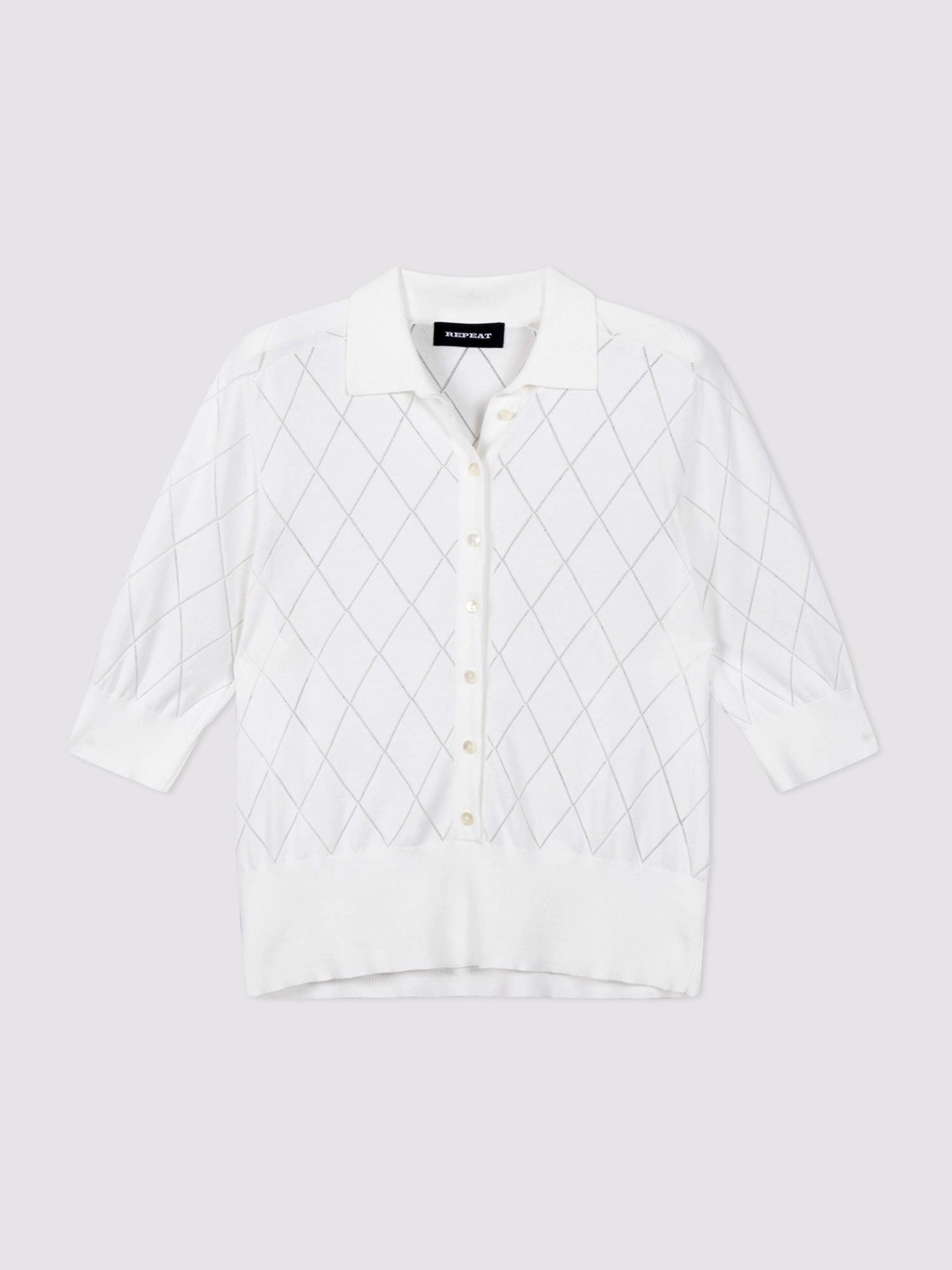 Repeat Superfine Cotton Polo Knit
