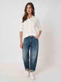 Repeat Superfine Cotton Polo Knit