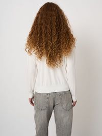 Repeat Superfine Cotton Cardigan White