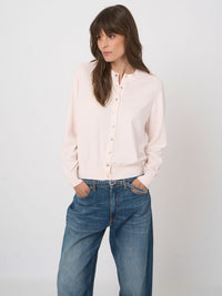 Repeat Superfine Cotton Cardigan Gloss