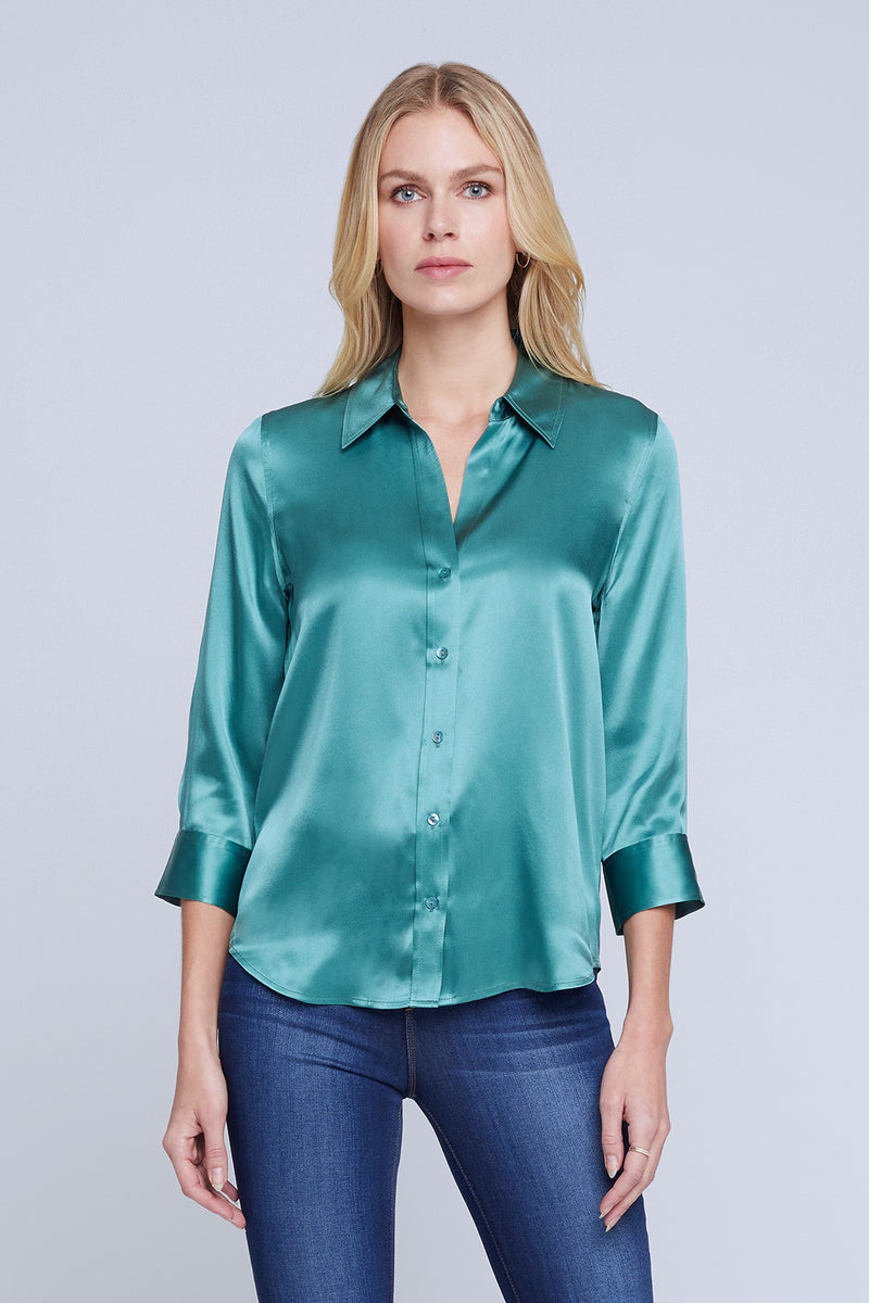 L'Agence Dani 3/4 Sleeve Blouse