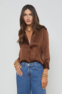 L'Agence Dani Silk Blouse