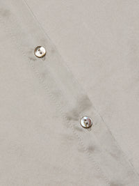 L'Agence Tyler Silk Blouse Smoke Gray