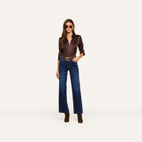 L'Agence Tyler Long-Sleeve Blouse Concord Grape Multiphoto Floral