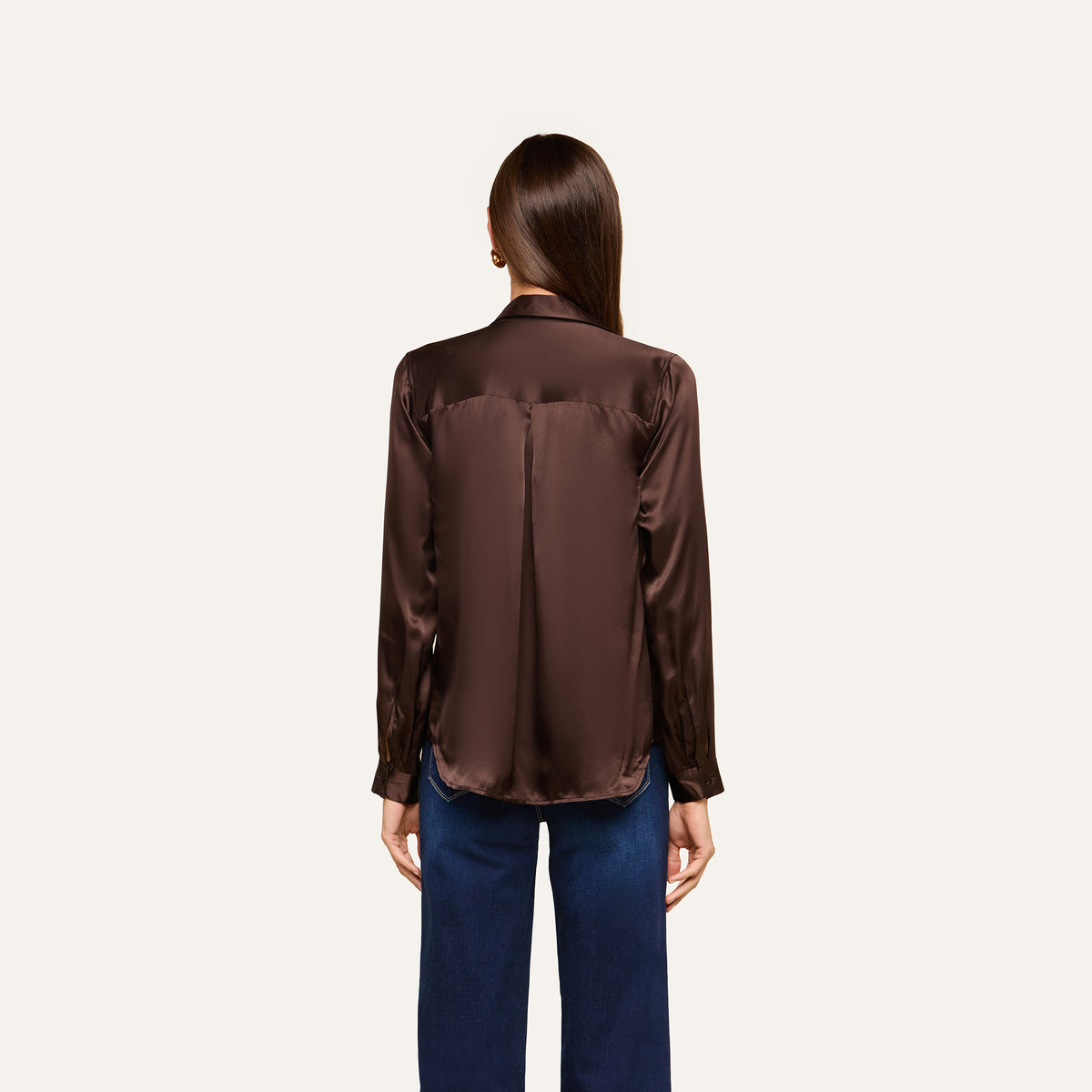 L'Agence Tyler Long-Sleeve Blouse Concord Grape Multiphoto Floral