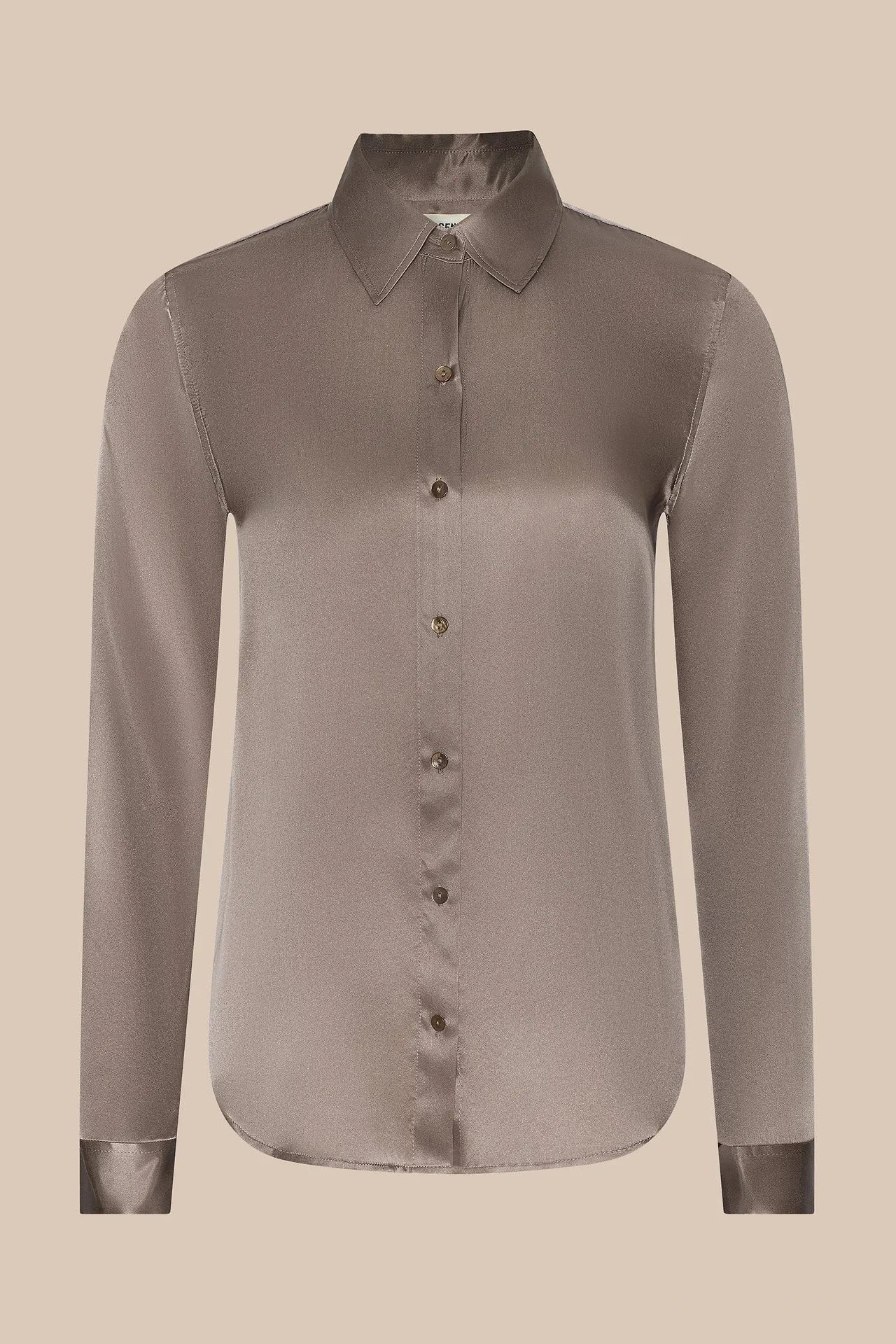 L'Agence Tyler Long-Sleeve Blouse - Light Cardamom