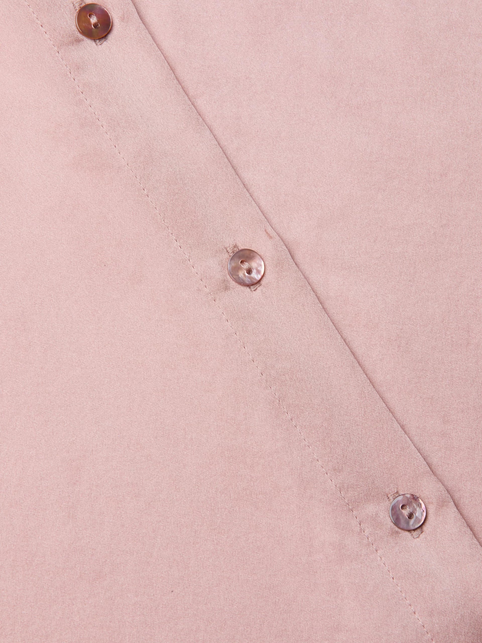 L'Agence Blouse en soie Tyler Misty Rose