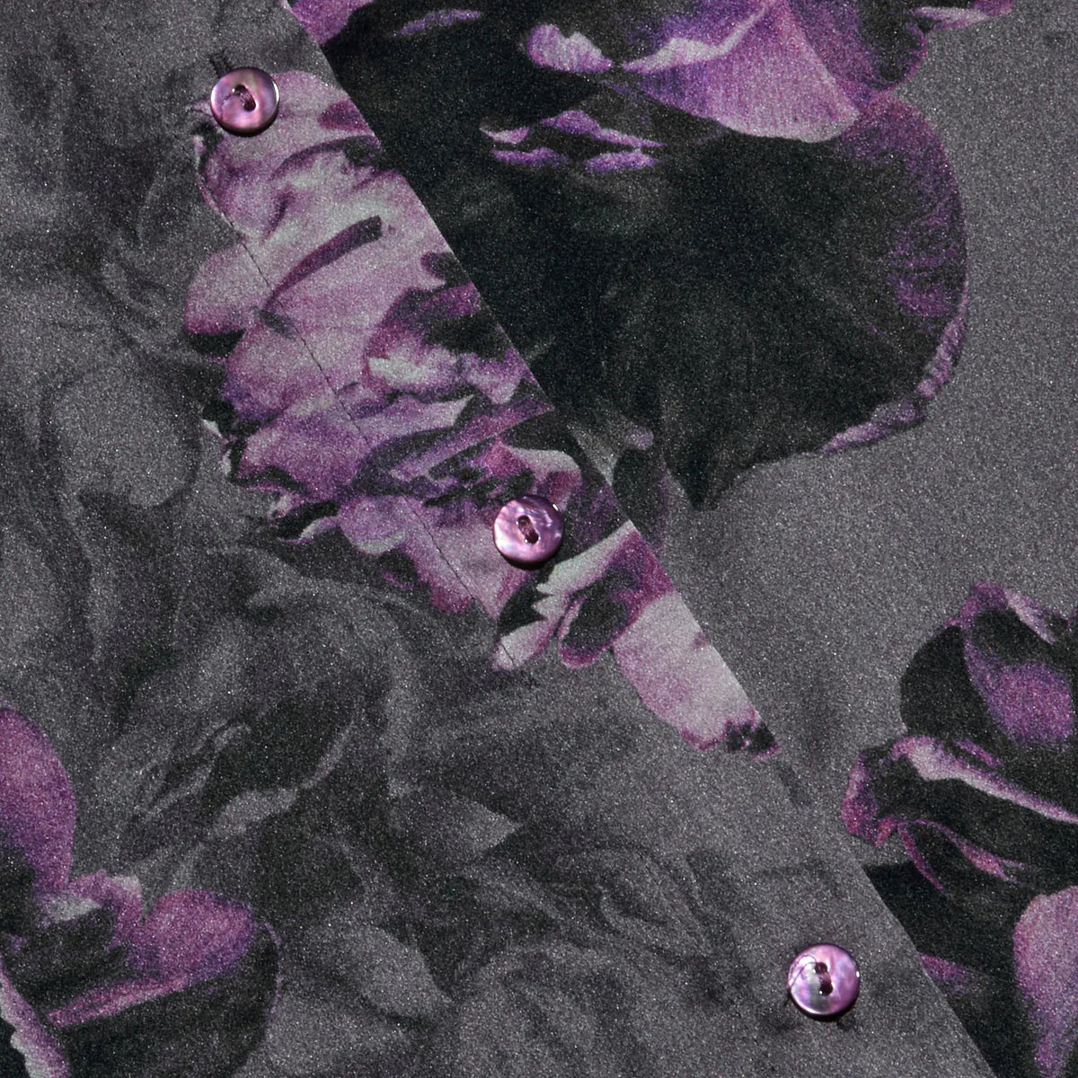 L'Agence Tyler Long-Sleeve Blouse Concord Grape Multiphoto Floral