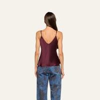 L'Agence Lexi Camisole Deep Sangria