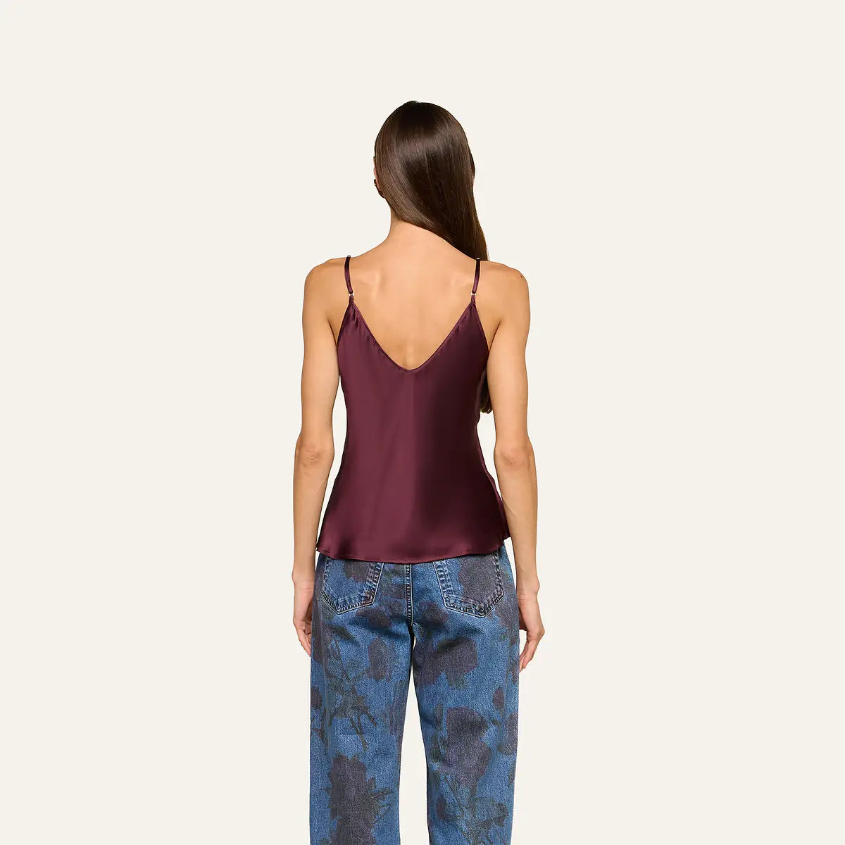L'Agence Lexi Camisole Deep Sangria