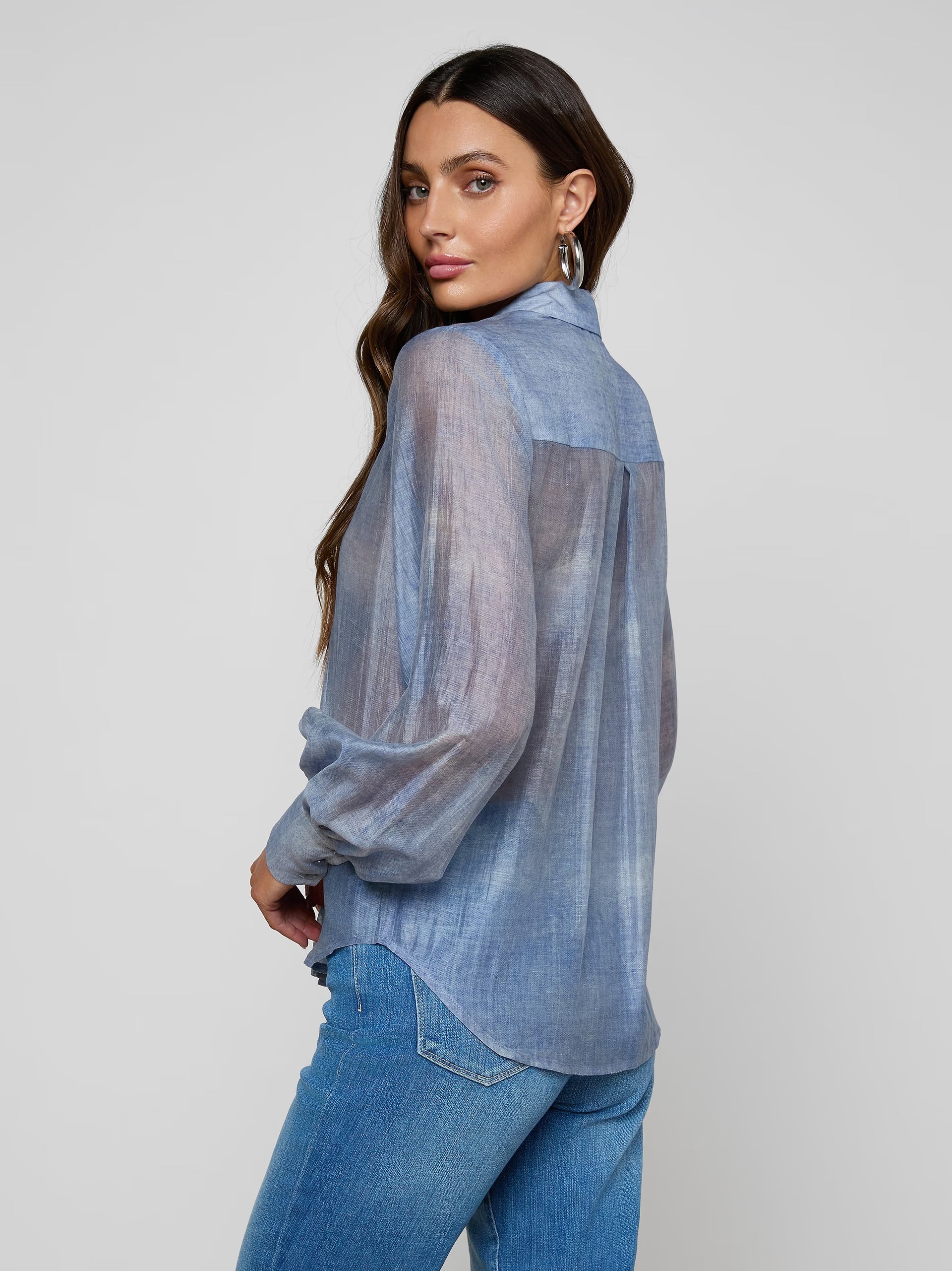 Blouse Jayleen L'Agence Bleu port pâle