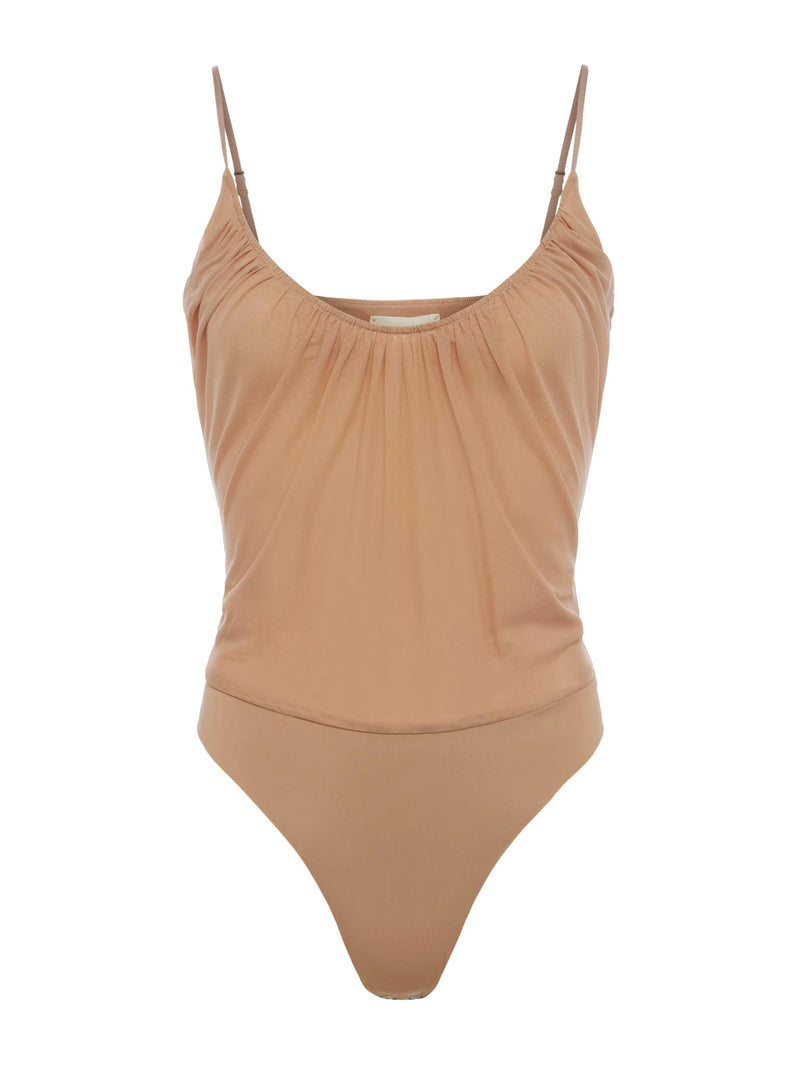 L'Agence Gelina Ruched Bodysuit