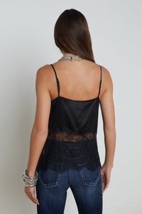 L'Agence Bryna Silk Lace Camisole