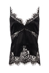 L'Agence Mitsu Silk Lace Camisole