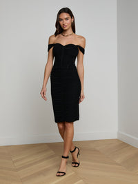 L’agence Asuka Mesh Corset Top