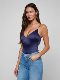 Body en satin stretch Dara L'Agence Minuit