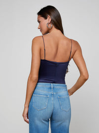 Body en satin stretch Dara L'Agence Minuit