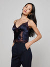 L'Agence Kimber Silk Lace Camisole